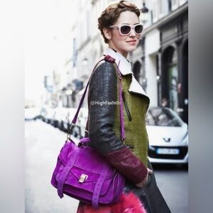 Proenza Schouler Vibrant Purple Crossbody Bag